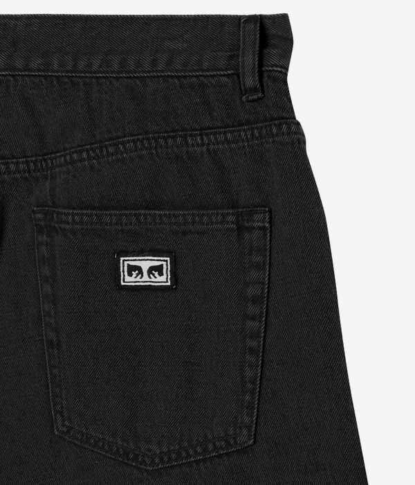 Obey Emerson Denim Shorts (washed black)