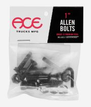 Ace 1" Bolt Pack (black) allen Flathead (countersunk)