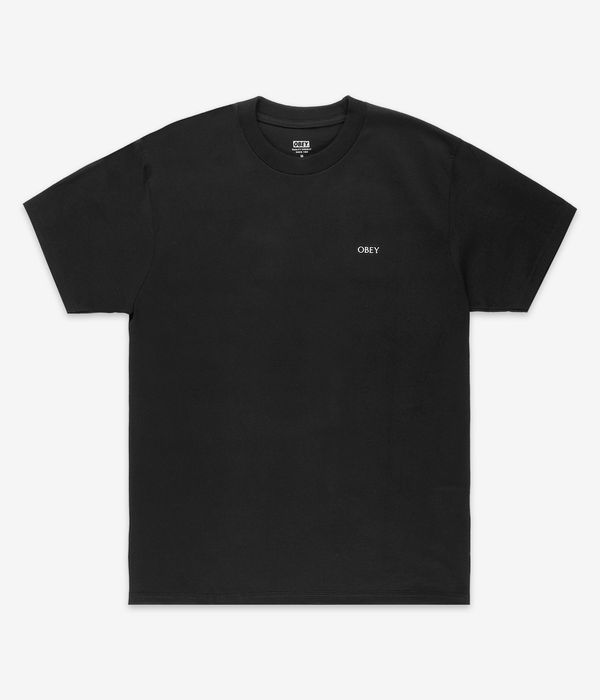 Obey Ripped Icon Camiseta (black)