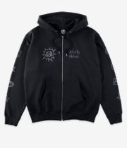 skatedeluxe Tonal Organic Zip-Hoodie (black)