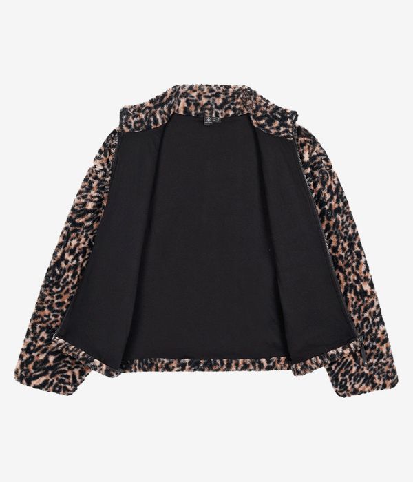Volcom Wylding Out Sherpa Giacca women (animal print)