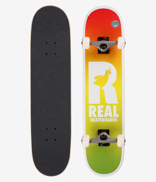 Real Be Free Fade 7.75" Complete-Skateboard (multi)