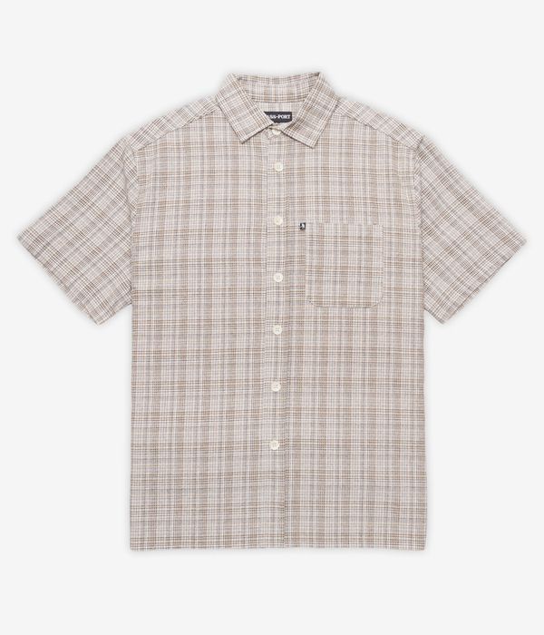 Passport Workers Check Shirt (black bronze)