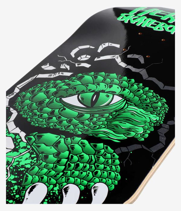 Heroin Skateboards Swampy Alligator Shovel 10.5" Planche de skateboard (black green)