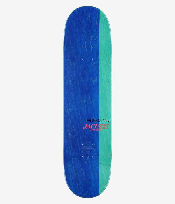 Jacuzzi Chair On Fire Twin Tail 8.25" Skateboard Deck (green)