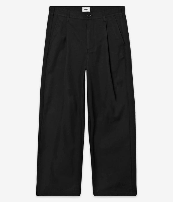 Obey Dean Pleated Broeken (black)
