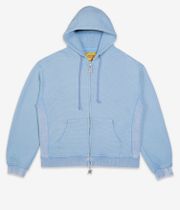 Carpet Company C-Star Double Thermal Zip-Sweatshirt avec capuchon (baby blue)