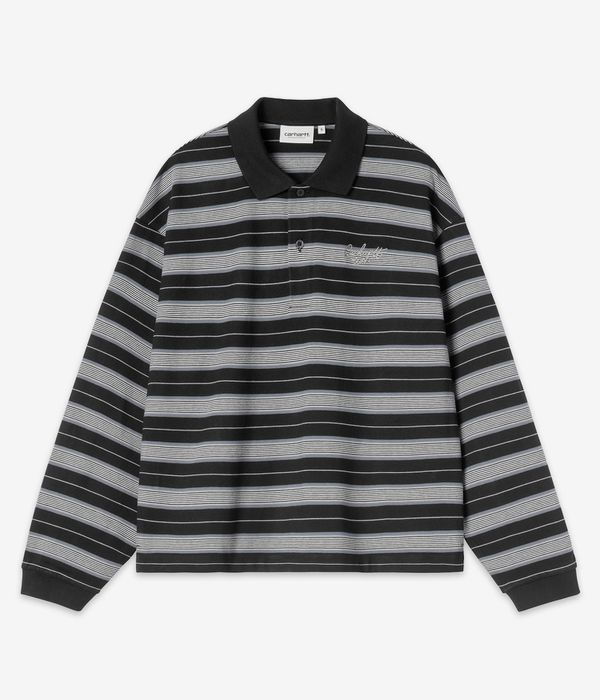 Carhartt WIP W' Bronson Polo Longsleeve women (stripe black)