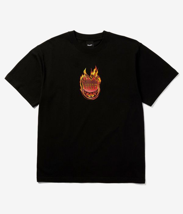 HUF x Spitfire Flame Galaxies T-Shirt (black)
