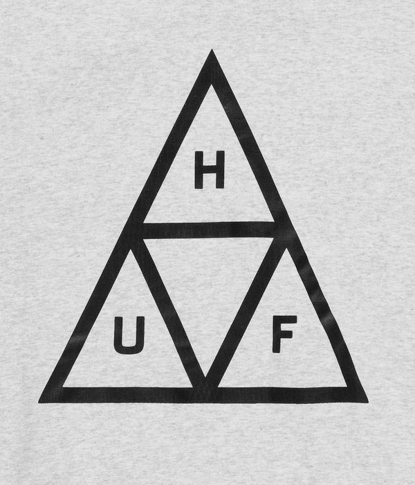 HUF Set Triple Traingle Sudadera (heather grey)