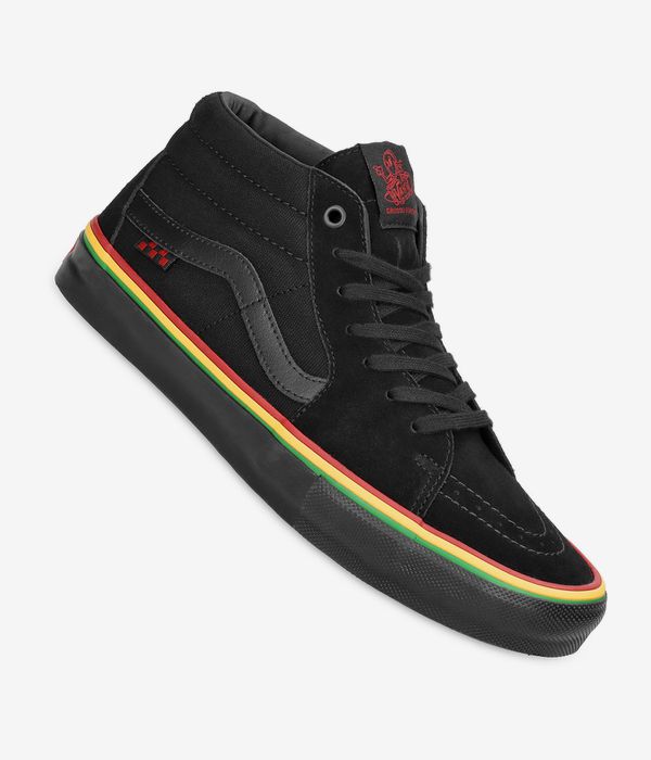 Vans Skate Grosso Mid Shoes (rasta black)