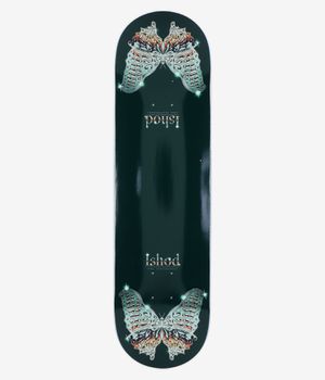 Real Ishod Mariposa Chrome Redux Twin Tail 8.5" Skateboard Deck (green)