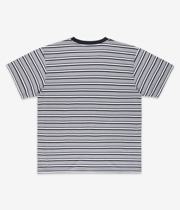skatedeluxe Retro Striped Organic Camiseta (grey)