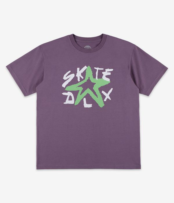 skatedeluxe Star Organic T-Shirt (plum)