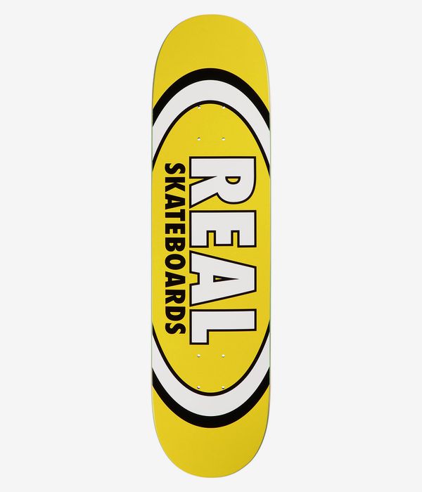 Real Team Classic Oval 8.06" Planche de skateboard (yellow)