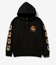 HUF x Spitfire Chrome Head Zip-Hoodie (black)