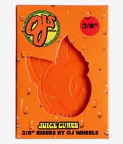 OJ Juice Cubes 3/8" Riser Pads (orange) Pack de 2