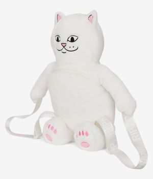 RIPNDIP Lord Nermal Plush Backpack (white)