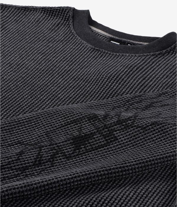 Former Scrawl Waffle Long sleeve (washed black)