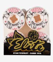OJ Townley Elite Mini Combo Roues (white red) 56mm 101A 4 Pack