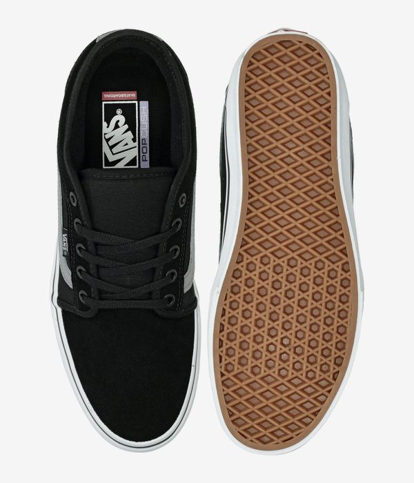 Vans Chukka Low Sidestripe Shoes (black grey white)