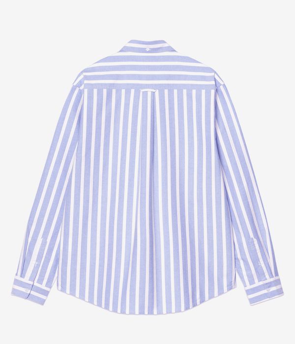 Carhartt WIP Deven Oxford Shirt (stripe bleach white)