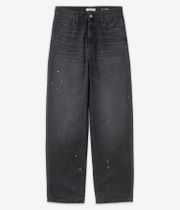 Carhartt WIP W' Arin Pant Organic Fairfield Jeans women (black destroy wash splatter)