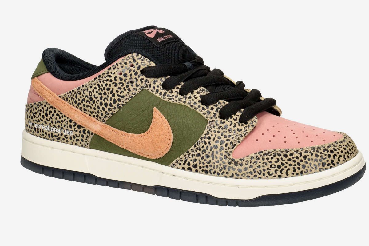 Nike SB Dunk Low Pro Schoen (khaki amber brown rough green ru)