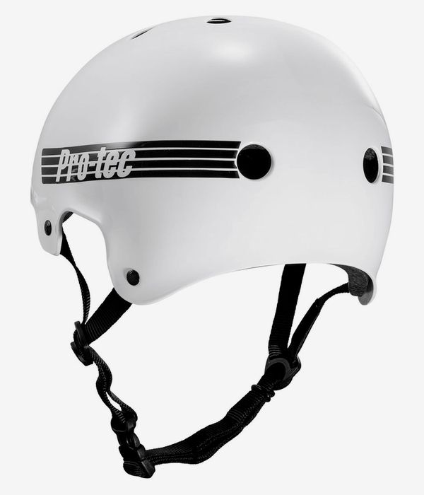 PRO-TEC Old School Kask (gloss white)