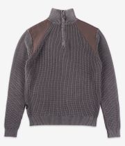 HAN KJØBENHAVN Half Zip Sweatshirt (dusty brown)