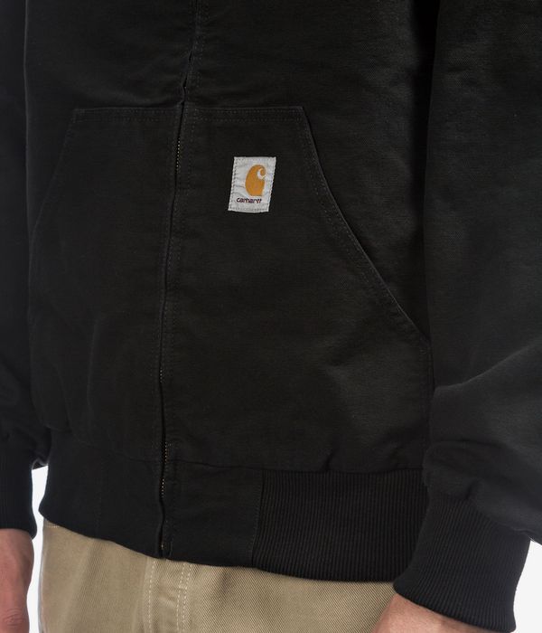 Carhartt WIP Active Organic Dearborn Giacca (black aged canvas)