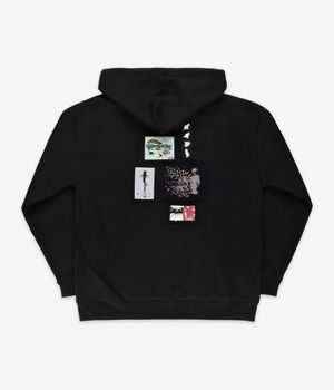 Former Clippings Felpa Hoodie con zip (black)