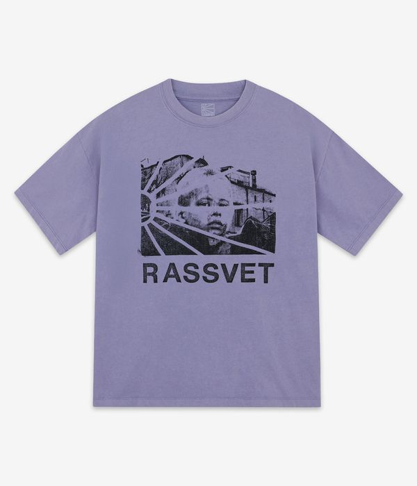 RASSVET | PACCBET Heritage Knit T-Shirt (lilac)
