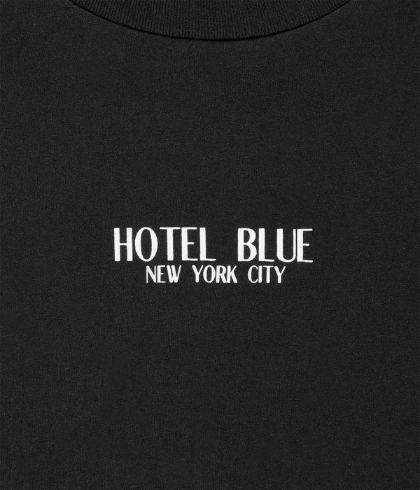Hotel Blue Logo T-Shirt (black white)