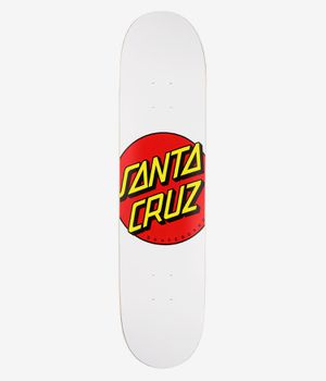 Santa Cruz Classic Dot 8" Tabla de skate (white)