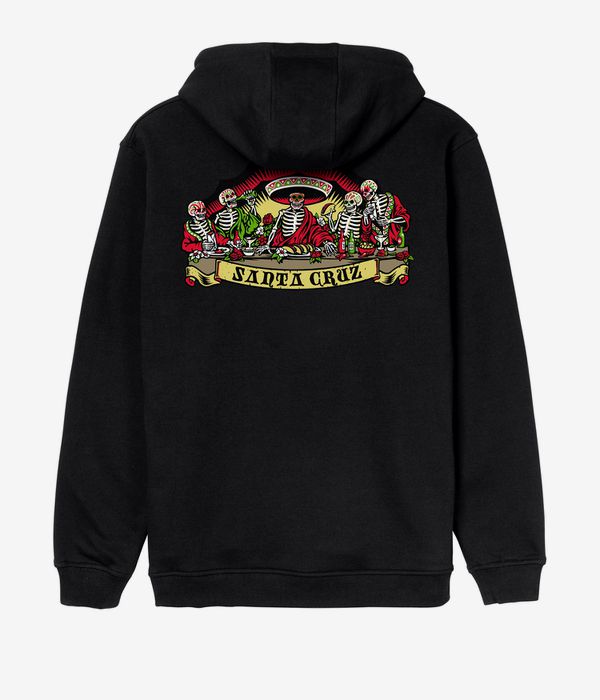 Santa Cruz Guzman Scroll Front sweat à capuche (black)