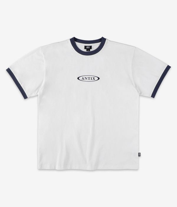 Antix Simplex Ringera Organic T-Shirt (white stoned blue)