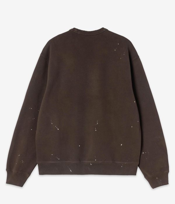 Carhartt WIP Painter Sweatshirt (tobacco destroy wash splatter)