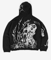 Wasted Paris ATM Boxy Zip-Sweatshirt avec capuchon (black)