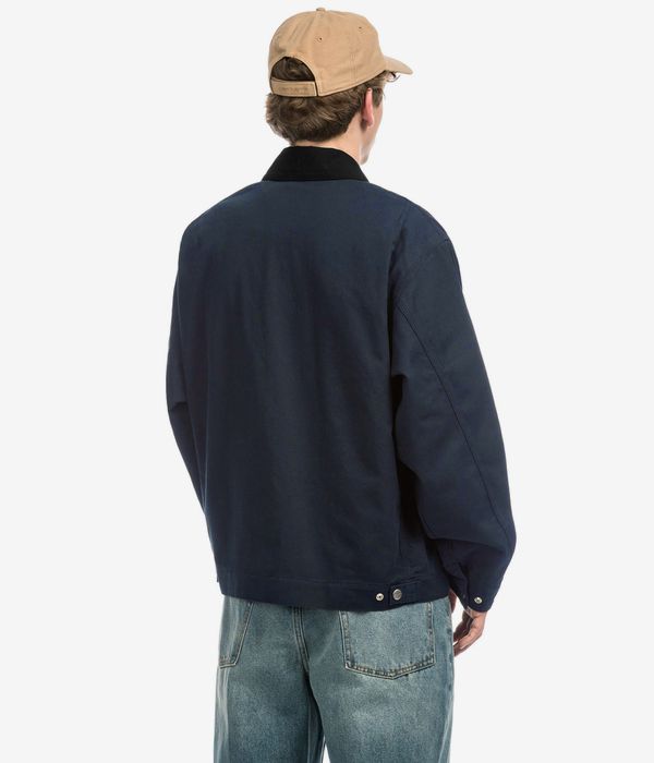 Carhartt WIP OG Detroit Organic Cotton Moraga Jacket (deep night black rinsed)