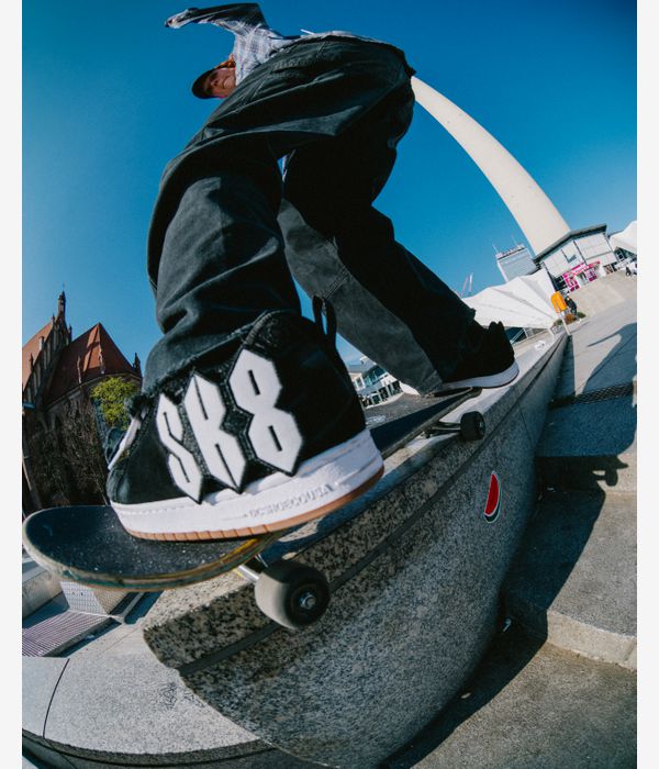 DC x skatedeluxe Court Graffik SE Shoes (black black white)