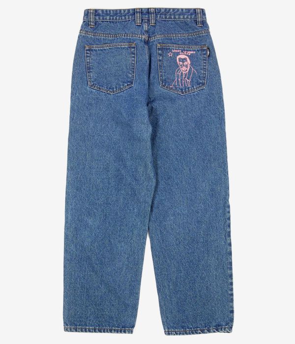Wasted Paris x Damn Casper Riot Jeansy (washed blue)
