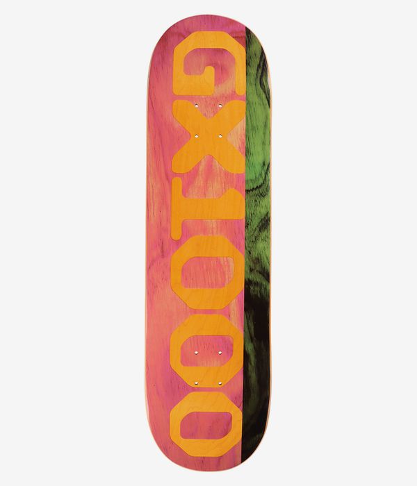 GX1000 Split Veneer 8.625" Skateboard Deck (pink olive)