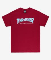Thrasher Outlined T-Shirt (cardinal)
