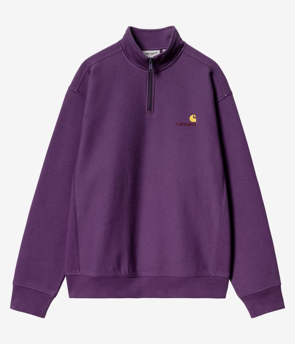Carhartt WIP America Script Half Zip Sweatshirt (huckleberry)