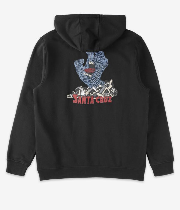 Santa Cruz Kendall Grid Hand Centre Hoodie (black)