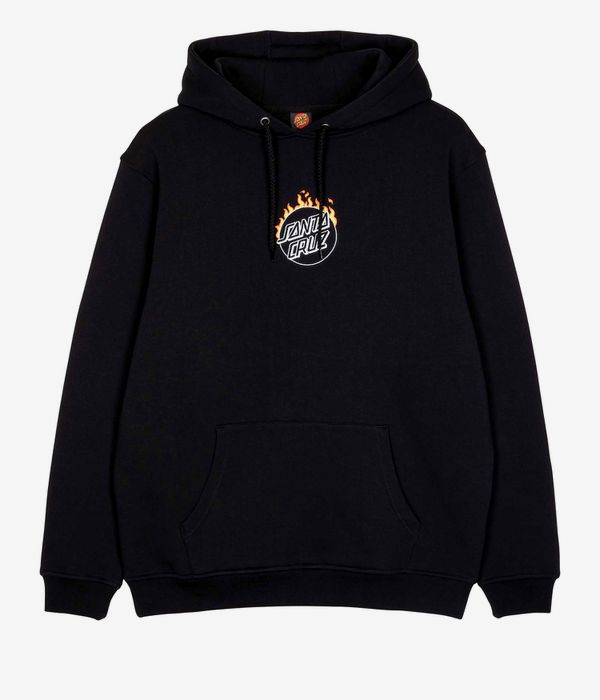 Santa Cruz Burnt Opus Front Hoodie (black)