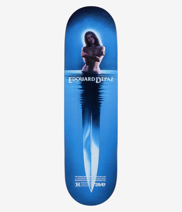 rave Depaz Horror 8.375" Skateboard Deck (blue)