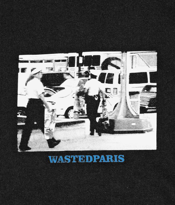 Wasted Paris Love Lost Bluzy z Kapturem (faded black)