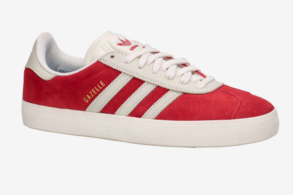 adidas Skateboarding Gazelle ADV Schuh scarlet white gold online kaufen skatedeluxe